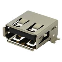 uj2-ah-4-smt-tr Same Sky Horizontal, SMT Type Standard A Type 2 USB Connector