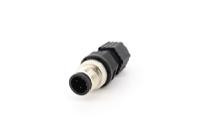 m12d-4p-ip68 MOXA Connector, 4 Contacts, Rack, M12 Connector, Plug, Male, IP68, M12D Series