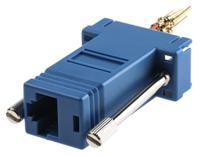 314-8149 RS PRO D Sub Adapter Male 9 Way D-Sub to Female RJ45