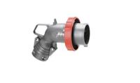 0-530-11 Legrand, Hypra IP67 Red 3P + N + E Angled Industrial Power Plug, Rated At 32A, 415 V No