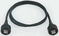 1300508028 Brad from Molex, 5m Cat5e, Black RJ45 to Male RJ45 Male, F/UTP Shielded, Terminated PUR Sheath