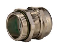 53112574 Lapp SKINTOP Series Nickel Plated Brass Cable Gland, M32 Thread, 11mm min., 21mm max., IP68