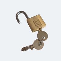 195-8241 RS PRO Key Brass, Stainless Steel Padlock, Keyed Alike, 5mm Shackle, 30mm Body