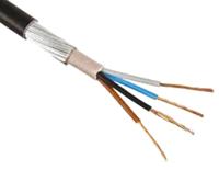 196-4705 RS PRO 6 mm² 4 Core Power Cable, Black PVC, 100m