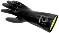 3441000-9 Mapa ULTRANITRIL 410 Black, Yellow Nitrile, Polyvinyl Chloride Work Gloves, Size 9, Nitrile, Polyvinyl Chloride Coating