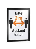 4872-01 Durable DURAFRAME® Black A4 Smooth and rigid Information Frame, 323mm Height, 236mm Width