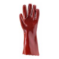 3636-10 Coverguard EUROCHEM 3636 Red Cotton Work Gloves, Size 10, Polyvinyl Chloride Coating