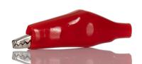 483-843 RS PRO Crocodile Clip, Nickel-Plated Steel Contact, 5A, Red