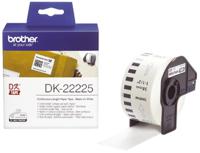 dk22225 Brother White Label Roll, 38mm Width, 1 Roll Qty
