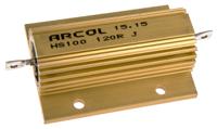 hs100-120r-j Arcol, 120Ω 100W Wire Wound Chassis Mount Resistor HS100 120R J ±5%