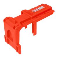 lok024 Spectrum Industrial Orange 6-Lock Polyurethane Ball Value Lockout