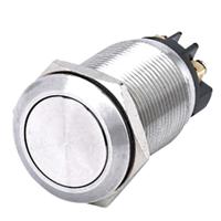 248-9142 RS PRO Push Button Switch, Latching, Panel Mount, 19.2mm Cutout, DPST, 250V ac, IP65