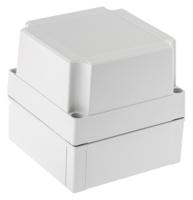 abs-125125-hg-enclosure Fibox Grey ABS Enclosure, IP66, IP67, 130 x 130 x 125mm
