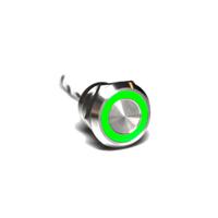 mc25mcsrg Bulgin Capacitive Switch Momentary NC,Illuminated, Green, Red, IP68, IP69K Stainless Steel