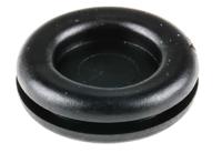 01330353010 SES Sterling DG Black PVC 20mm Cable Grommet for Maximum of 13.5mm Cable Dia.