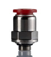 c02251018 Norgren Pneufit C Series Threaded-to-Tube, G 1/8 Male to Push In 10 mm, Threaded-to-Tube Connection Style