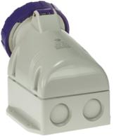 5183253t Scame IP66, IP67 Blue Wall Mount 2P + E Industrial Power Socket, Rated At 32A, 230 V