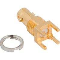 034-1028-12g Amphenol RF HD-BNC Series, Jack Bulkhead HD-BNC Connector, Solder Termination, Straight Body