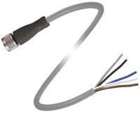 v15-g-2m-pur Pepperl + Fuchs Female 5 way M12 to Free End Sensor Actuator Cable, 2 m