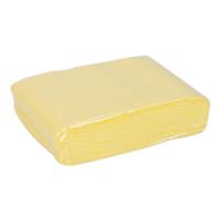 s3885 Harrison Wipes Heavy Weight Cloths 75gsm Yellow Polyester Cloths for Cleaning, Degreasing of 25