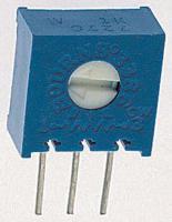 3386w-1-502lf 5kΩ, Through Hole Trimmer Potentiometer 0.5W Side Adjust Bourns, 3386