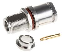 r161332000w Radiall, Jack Panel Mount N Connector, 50Ω, Clamp Termination, Straight Body