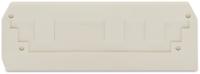 284-341 WAGO 284 Series End And Intermediate Plate for Use with Rail Mount Terminal Blocks