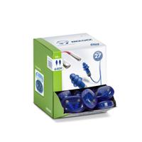 640901 Moldex Rockets® Full Detect Series Blue Reusable Corded Ear Plugs, 27dB Rated, Metal Detectable, 1 Pairs