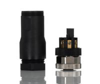 1410665 Phoenix Contact Circular Connector, 8 Contacts, DIN Rail Mount, M12 Connector, Socket, Male, IP67, SACC Series