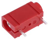103-6511 RS PRO Red Female Test Socket, 4 mm Connector, 10A, 50V, Silver Plating