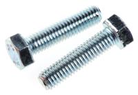 525-846 RS PRO Bright Zinc Plated Steel, Hex Bolt, M5 x 20mm