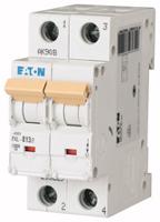 236229-pxl-b132 Eaton xPole PXL, S200 MCB, 2P, 13A Curve B, 400V AC, 48V DC, 10 kA Breaking Capacity