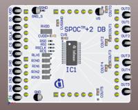 spoc2dbbts722204esptobo1 Infineon SPOC-2 DB BTS72220-4ESP Evaluation Board for BTS72220-4ESP Daughterboard