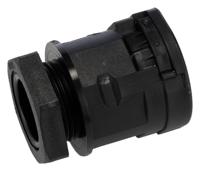 alnd-m253 PMA Straight, Conduit Fitting, 25mm Nominal Size, M25, PA 6, Black IP66 rating