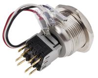 877-1915 RS PRO IP40 Key Switch, DPDT, 5 A 2-Way