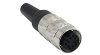 rnd-205-01412 RND Connector, 12 Contacts, Cable, M16 Connector, Plug, Female, IP67, RND 205 Series