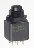13445-4x778 APEM 1300 Series Series Push Button Switch, DP, Bushing, 11.9mm Cutout, On/Mom, 30V dc