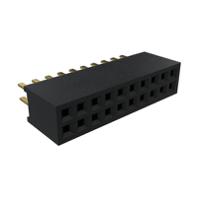 20021311-00010t4lf Amphenol Communications Solutions Minitek127 Series Vertical Through Hole PCB Header, 10 Contact(s), 1.27 mm Pitch, 2