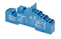 97p2spa Finder 97 8 Pin 250V ac DIN Rail Relay Socket, for use with 46.52 Relay