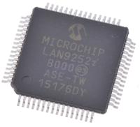lan9252ipt Microchip LAN9252I/PT, Ethernet Controller, 100Mbps MDI, MDIX, MII, RMII, Host Bus, 3.3 V, 64-Pin TQFP