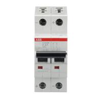 2cds272061r0337 ABB S202M Circuit Breaker, 2P, 4A Curve K, 440V AC, 440V DC, 10 kA Breaking Capacity