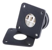 185-1b1000-s0301 ABB 3 Pole IP68 Rating Panel Mount Male IEC Connector Rated At 16A