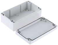 1554jgy Hammond 1554 Series Grey ABS Enclosure, IP66, Grey Lid, 160 x 90 x 60.5mm