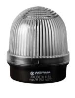 20040000 Werma 200 Series Clear Continuous lighting Beacon, 12 → 230 V, Base Mount, Filament Bulb, IP65
