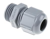 53111010 Lapp SKINTOP Series Grey Polyamide Cable Gland, M16 Thread, 4mm min., 10mm max., IP66, IP68, IP69K