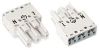 770-223 WAGO 770 Series Lighting Connector, 3-Pole, Female, 3-Way, Cable Mount, 25A