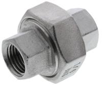499-3417 RS PRO Stainless Steel Pipe Fitting, Straight Hexagon Union, Female G 1/4in x Female G 1/4in
