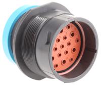 hdp24-24-19pe-l017 Deutsch Circular Connector, 19 Contacts, Cable, 2.39 mm Connector, Socket, Male, IP67, HD20 Series