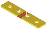 wsbs8518l1000jk20 Vishay, 100μΩ 36W Metal Strip Chassis Mount Resistor WSBS8518L1000JK20 ±5%