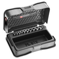 r401 Facom 10-Piece Metric 1/4 in Standard Socket Set, 6 point
